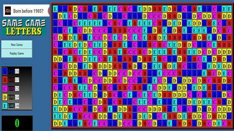 same game multi|original same game with letters.